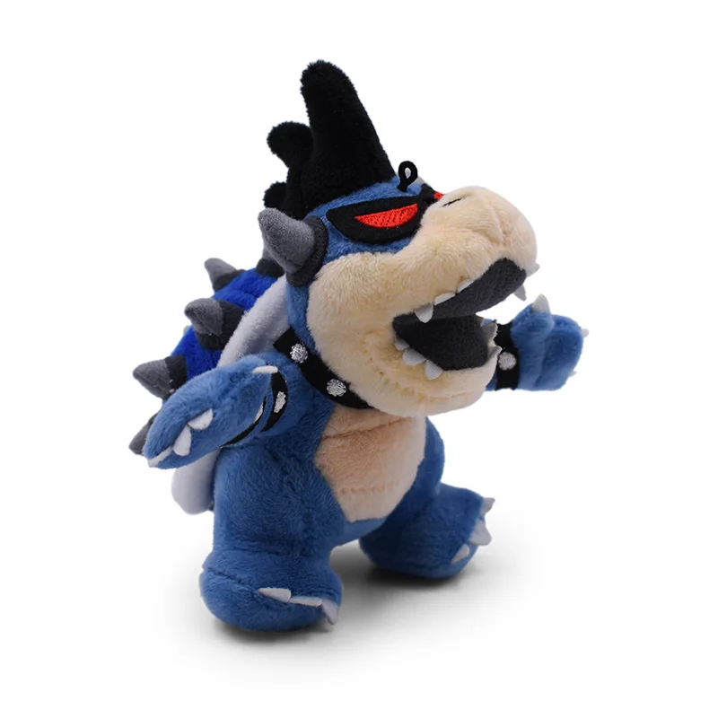 Dark Bowser opp 3 вида стилей Аниме Super Mario Bros Q Ver 3D Land Bone Kuba Дракон темно-Теплозаправщик koopa плюшевая кукла плюшевые мягкие с наполнением игрушка персонажи Dry Bones - Цвет: Dark Bowser opp