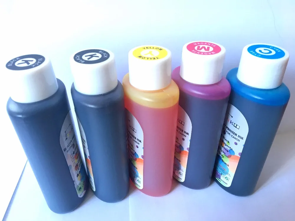 5x100 мл краситель чернила для Canon PIXMA MG5770 MG6870 принтер PGI 770 PGBK CLI 771 BK C M Y 5 видов цветов