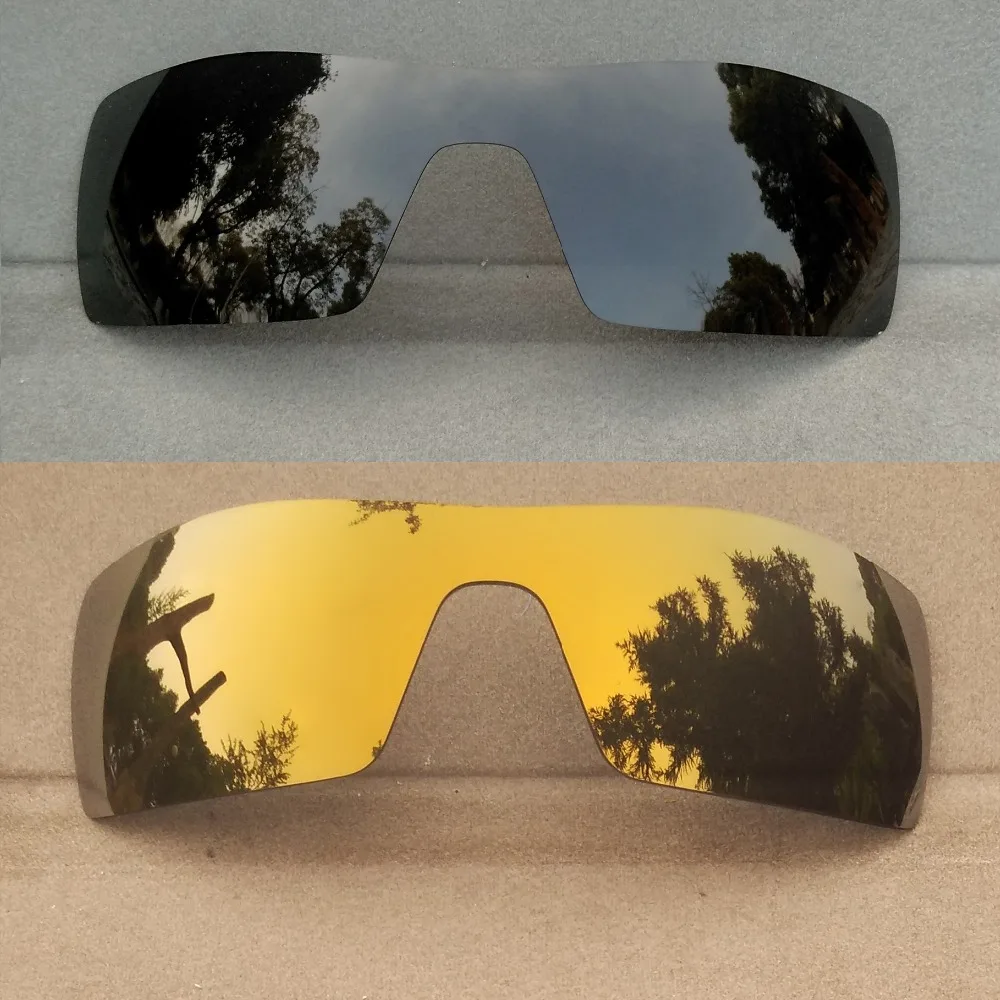 Черные и бронзовые Золотые Зеркальные поляризованные Сменные линзы для масляной