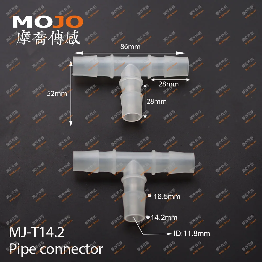 

2020 Free shipping!(10pcs/Lots) MJ-T14.2 9/16" Tee pipe connectors 14.2mm three way pipe joint