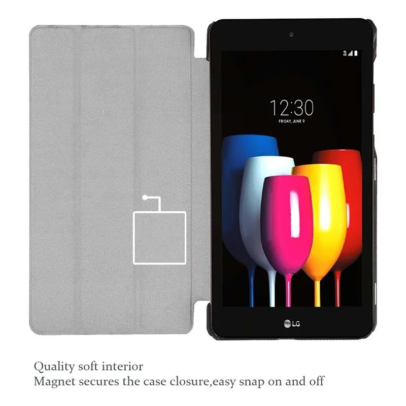 CucKooDo Тонкий чехол с подставкой Жесткий Чехол защитный для LG G Pad F2 8 0 Sprint Model LK460