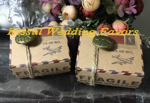 100 шт./лот коробка для карт и сувениров вечерние Ринок винтажная Подарочная из