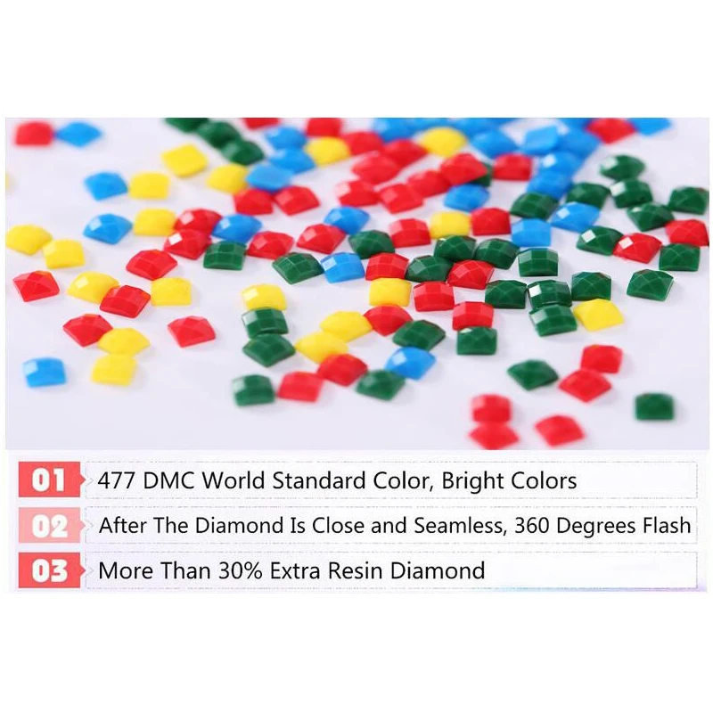 Алмазная 5d картина Единорог мозаика сделай сам с полными квадратными стразами