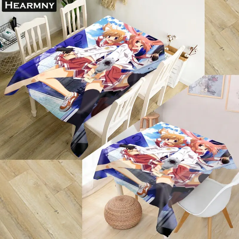 Скатерть Ара Алая из водонепроницаемой ткани Оксфорд квадратная/прямоугольная