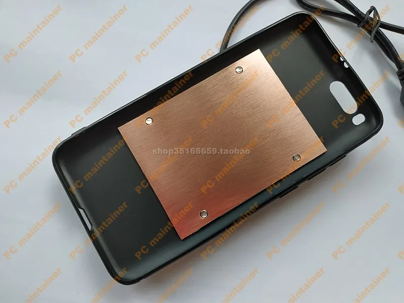 KOOLASON Diy мобильный телефон планшет ноутбук игра теплоотвод радиатор медный радиатор USB вентилятор чехол наборы