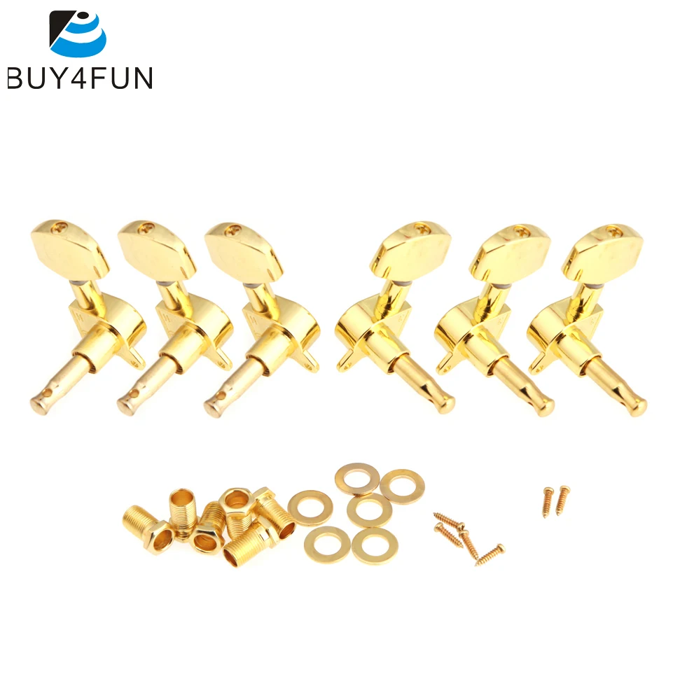 3L 3R Гитарные тюнеры с золотыми головками запечатанная гитара струнные