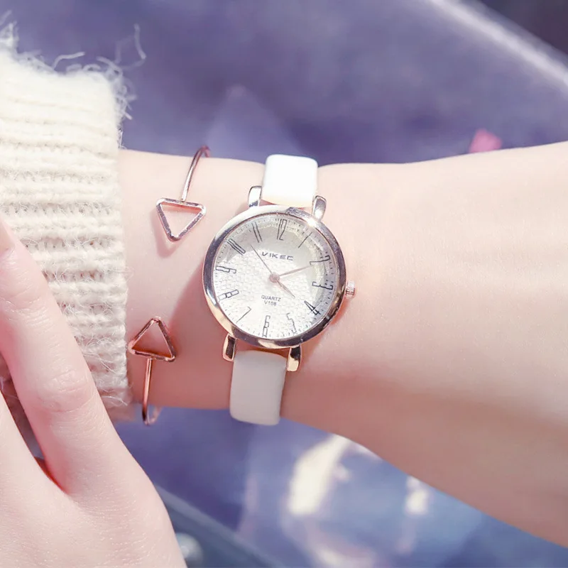 Изысканные женские модные кварцевые кожаные часы наручные Relogio Feminino простые Montre