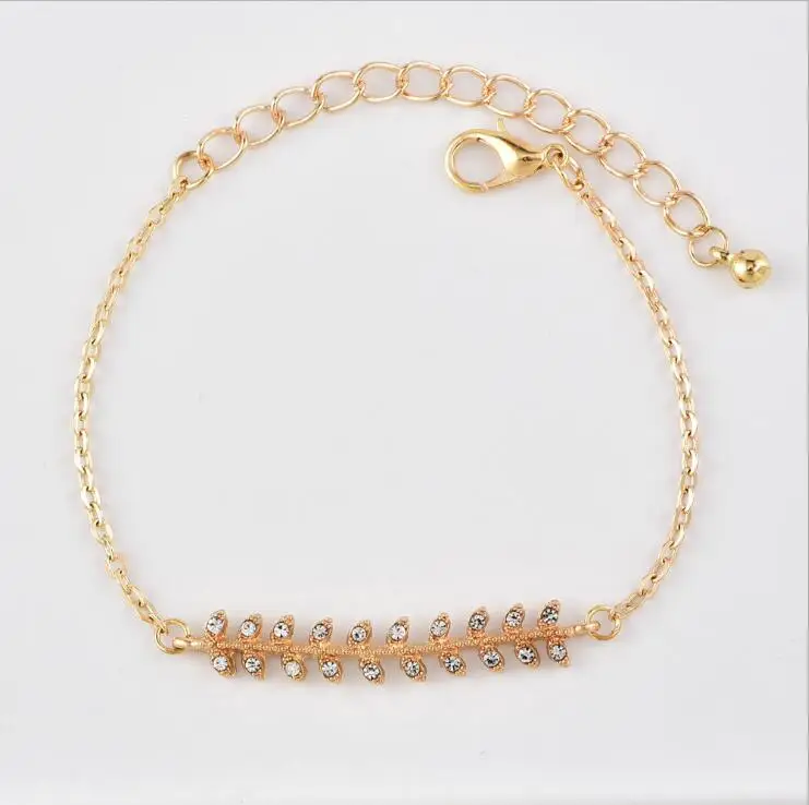 4 Pcs Set Cute Leaves Trend Personality Romantic Adjustable Bracelet Opening Bangle Bijoux Jewelry Gift B3056 | Украшения и