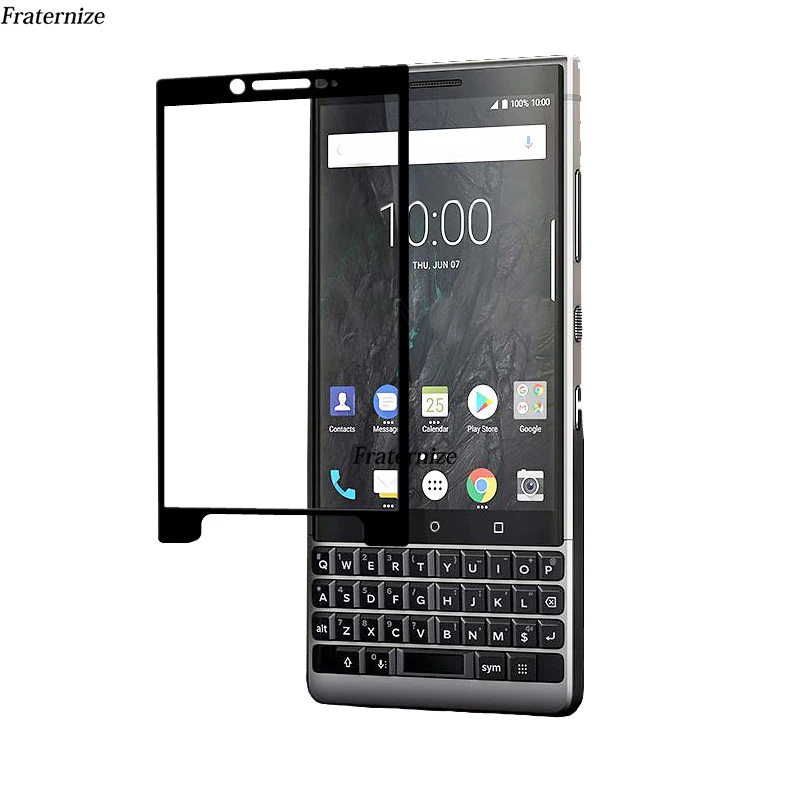 50 шт полное покрытие экрана протектор Закаленное стекло пленка для Blackberry key2 KeyTwo 9H