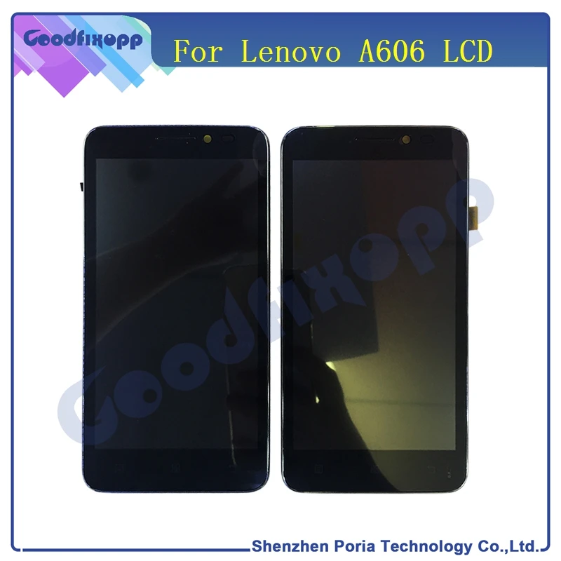 Оригинальный ЖК-дисплей для Lenovo A606 сенсорный экран дигитайзер в сборе с рамкой