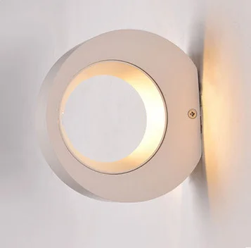 Круглый настенный светильник 5 Вт современный светодиодный для гостиной