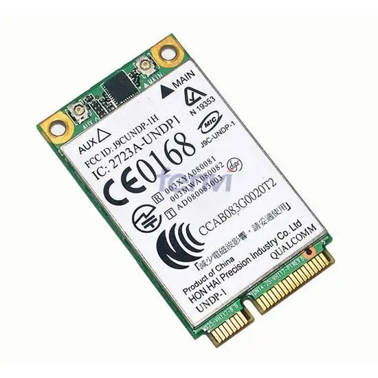 Новый Gobi1000 Беспроводной 3 Г EVDO HSPA WWAN Mini PCI E Карта UN2400 GSM GPRS UMTS EDGE Card для HP 2530 P 2730 6930 8530