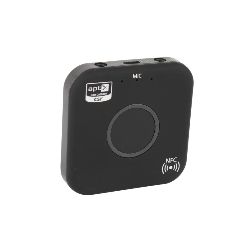 AUX Out for Phones iPad PC TV Wireless Bluetooth Transmitter and Receiver Adapter 4.2 Audio APT-X NFC CVC6.0 Built-in Microphone |