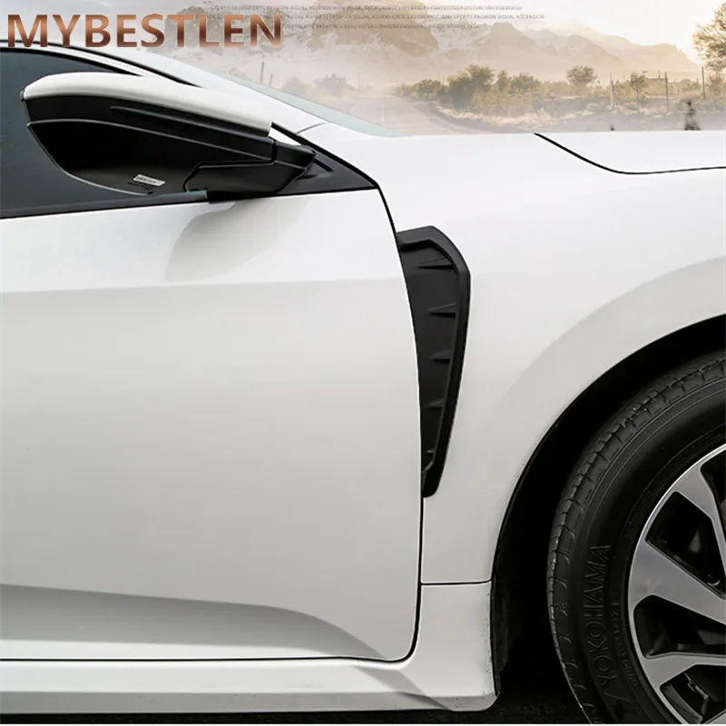 MYBESTLEN Подходит для Honda civic 2016 2017 крыло боковое украшение из углеродного волокна