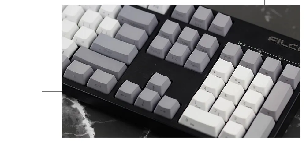 Боковая печать 108 клавиш смешанные цвета OEM профиль толстые pbt брелки съемник для wried usb mechaniacal игровая клавиатура