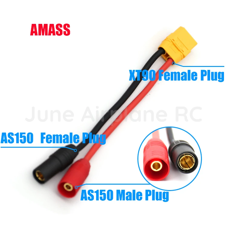 Amass XT90 Turn XT60 AS150 XT150 штекер гнездо Цилиндрический разъем anti spark для RC DIY FPV Quadcopter