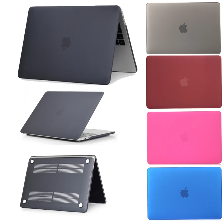A1990 A1707 чехол для ноутбука Macbook Pro 15 2018 матовый из ПВХ Mac book Air Retina 11 12 13 чехол|Сумки и