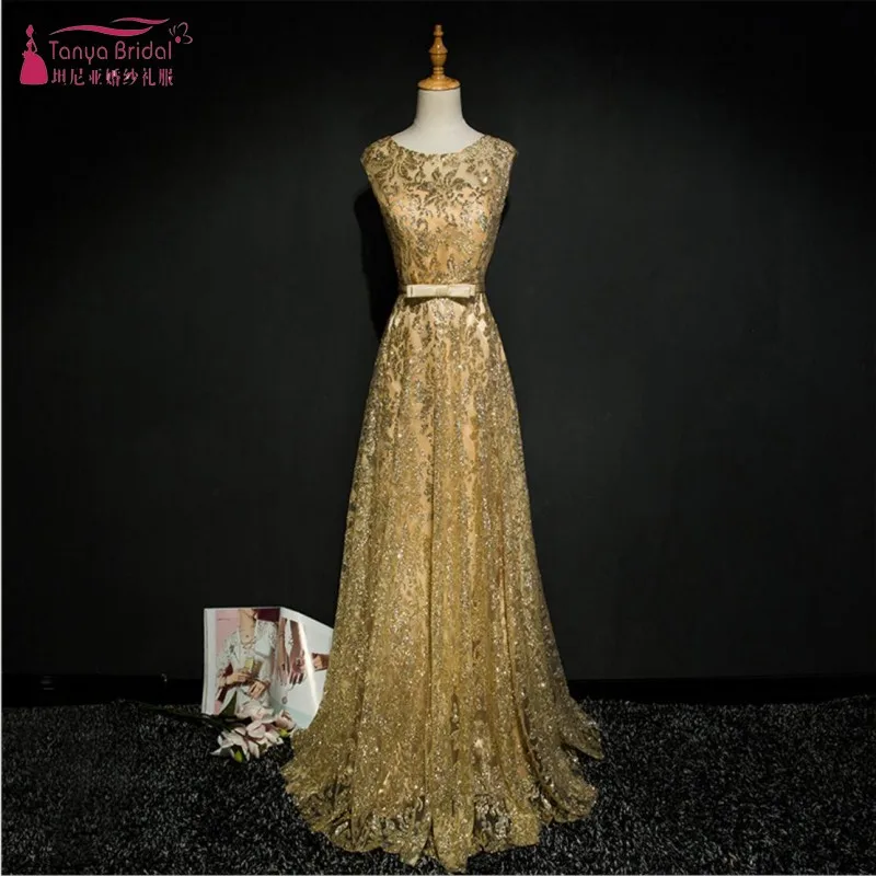 Длинное сексуальное платье А силуэта для выпускного 2018 розовое золото вышивка