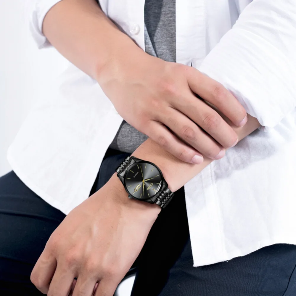 Автоматические Мужские часы DOM нового дизайна модные повседневные мужские