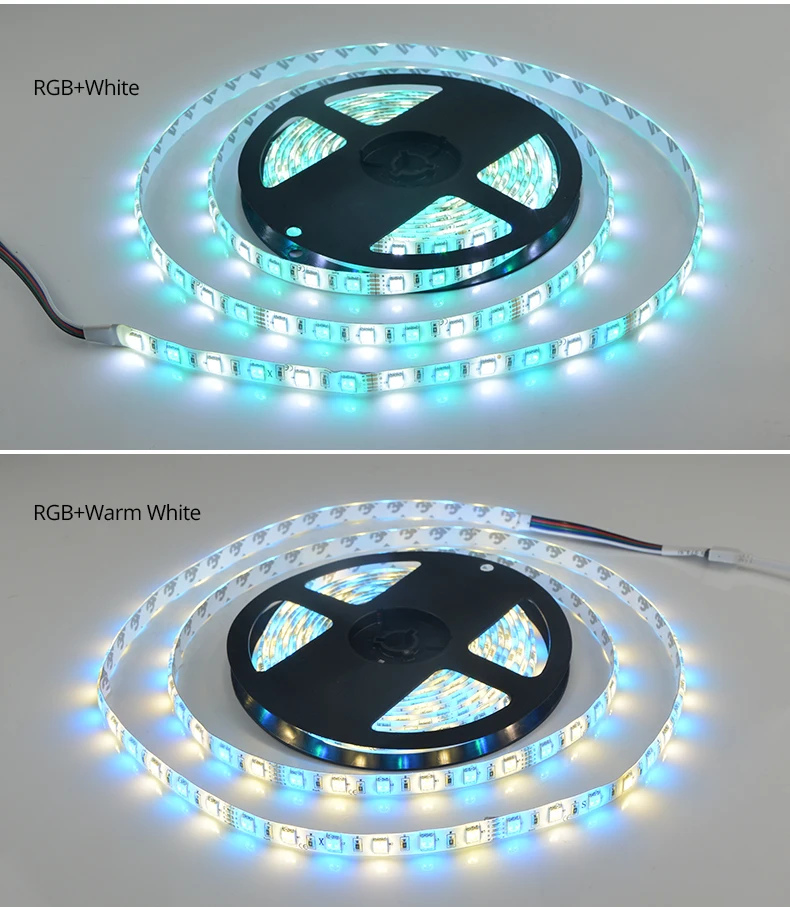 RGB RGBW RGBWW Wi-Fi 5 м 5050 Светодиодные полосы света водостойкий гибкий светодио дный светодиодный лента Диодная лента wifi контроллер+ 12 В адаптер питания EU/US