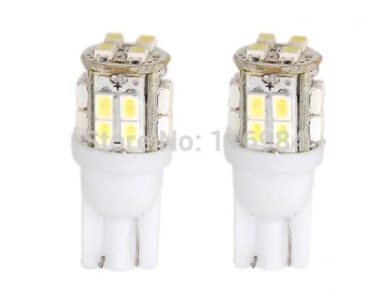 

4cps x T10 W5W 20 SMD 3528 LED White lights interior license plate parking bulbs