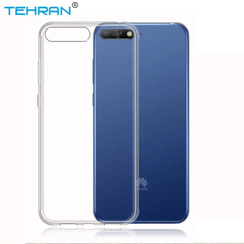 Для Huawei Y6 Prime чехол ультра тонкий прозрачный мягкий для телефона из ТПУ 2018 ATU-L21