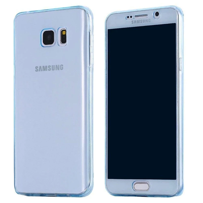 360 полностью прозрачный мягкий чехол для Samsung Galaxy J4 J6 A6 A8 Plus A7 2018 J3 J5 J7 J2 Prime S7 Edge S8 S9