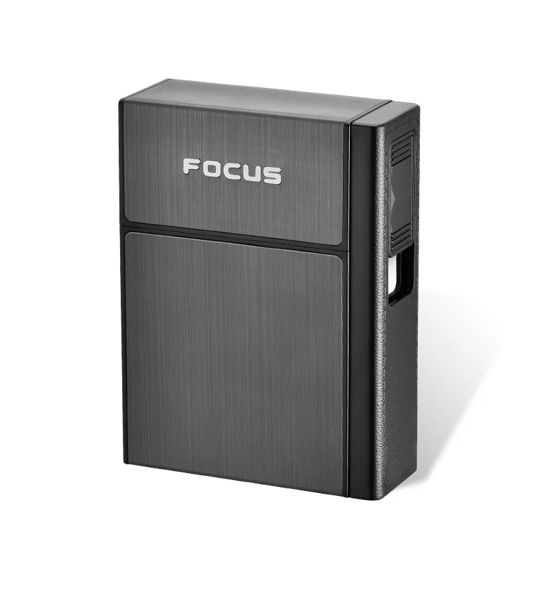 Новое поступление металлический съемный портсигар с USB электронной зажигалкой