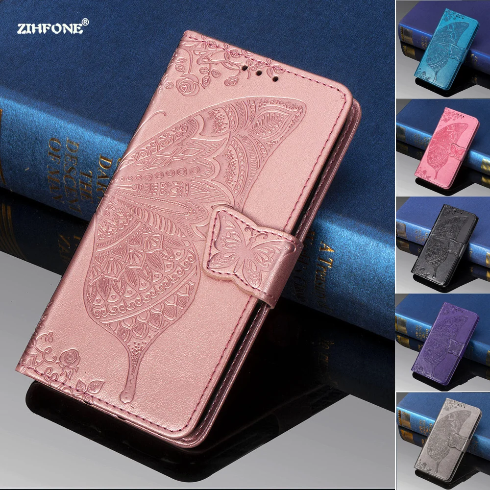 for Xiaomi Mi 8 Lite Case Cover Leather Flip Shockproof Play Pocophone F1 wallet flowers Luxury Protective |