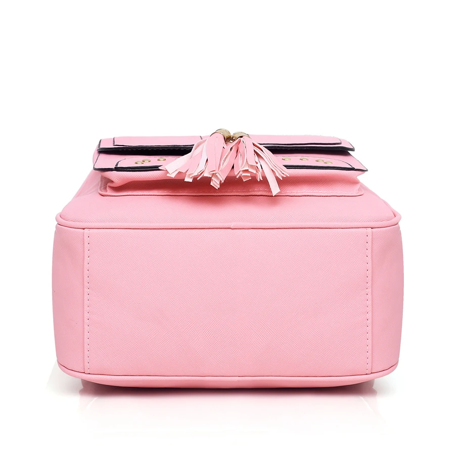 Женский рюкзак из искусственной кожи с заклепками маленькие школьные ранцы для