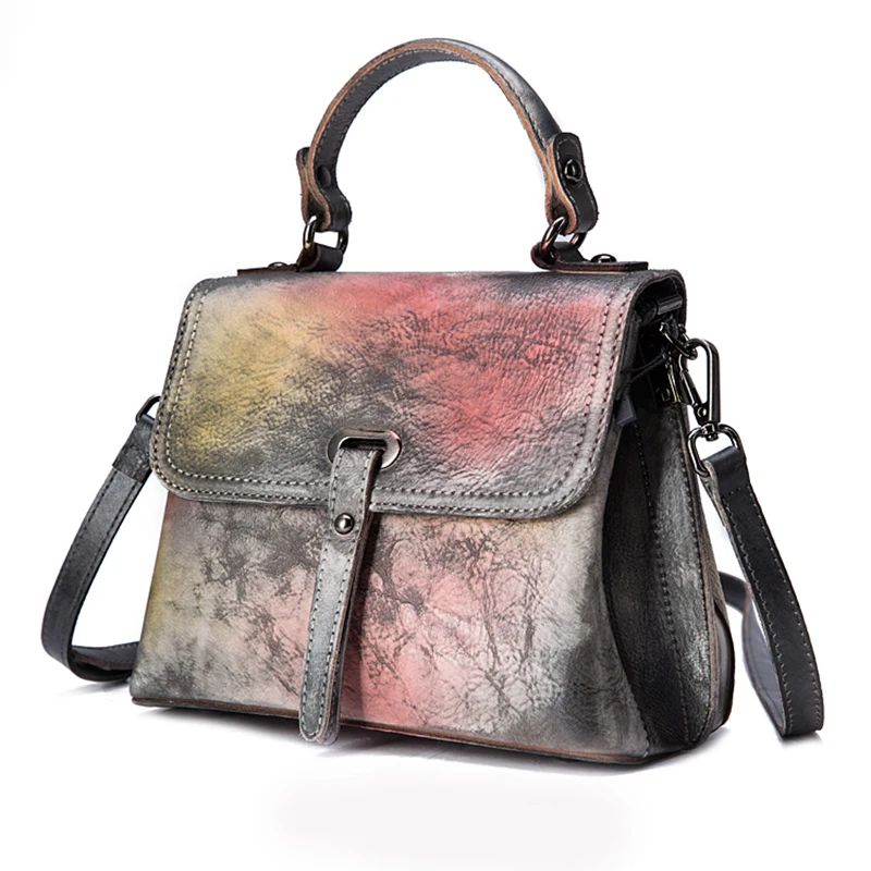 Высокое качество воловья кожа для женщин крест средства ухода за кожей Топ Ручка