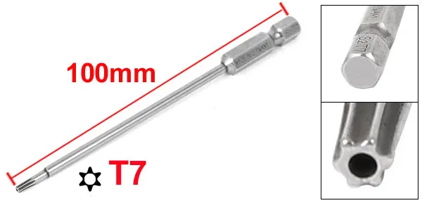UXCELL горячая Распродажа шестигранный хвостовик 1/4 &quot100 мм Длинный T6 T7 T8 T9 T10 T15 T25 T30
