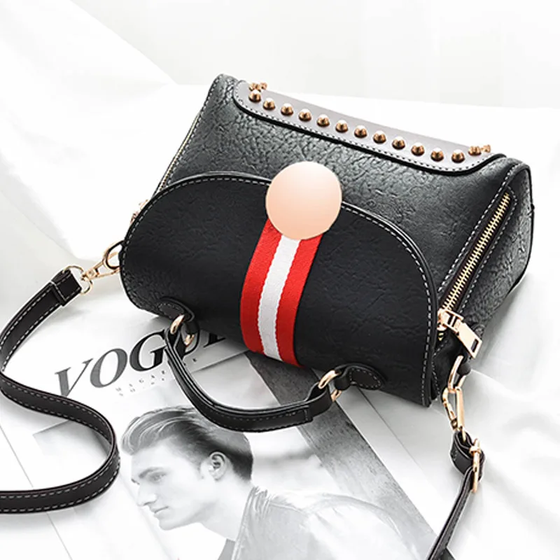 Vintage PU Leather Ladies HandBags Women Messenger Bags Designer Crossbody Shoulder Bag Boston Hand Hot Sale | Багаж и сумки