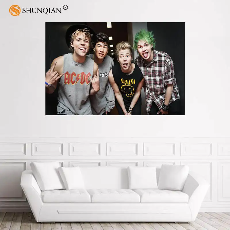 Красивый летний постер за 5 секунд атласный на заказ тканевый настенный с принтом