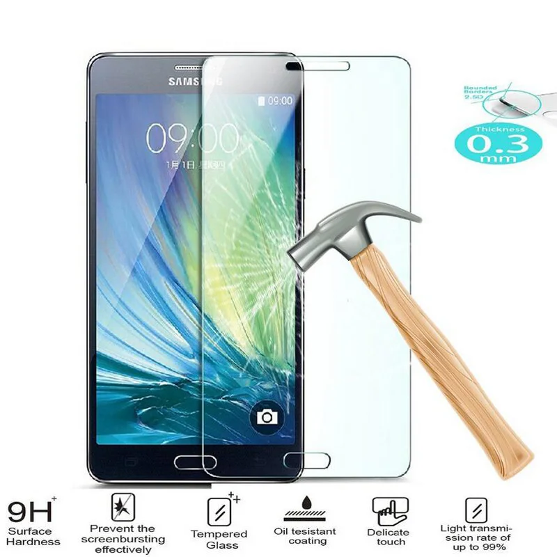 Закаленное Стекло Экран протектор для samsung Grand Prime G530 Note 4/Note 5 J1 мини J5 J7 J3 S6 S5 S4 S3 защитная пленка
