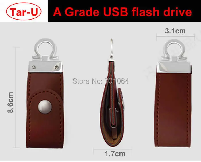 USB флеш накопитель из натуральной кожи PU 4 ГБ 8 16 32 ГБ|USB флэш-накопители| |
