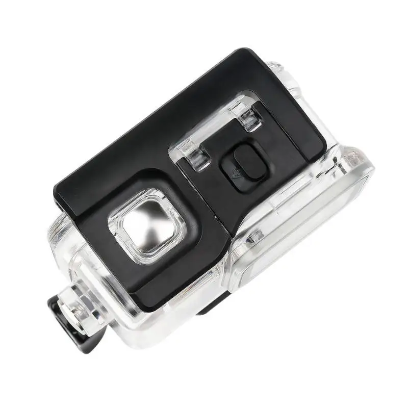 Для Go pro аксессуары водонепроницаемый чехол Корпус для Gopro Hero 7 серебряный белый Подводный защитный корпус