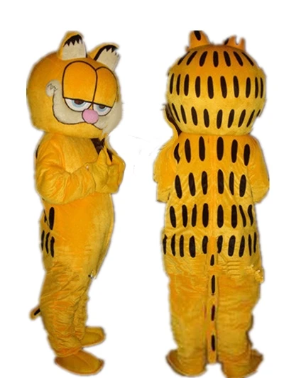 

Garfield Cat Mascot Costume Cartoon Character Costumes Mascot Carnival fancy Dress Animal Theme Costumes mascotte Halloween