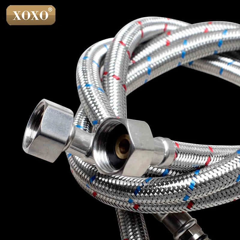 XOXO 60cm2 Пара 304 из нержавеющей стали вязанная проволока для раковины/туалета