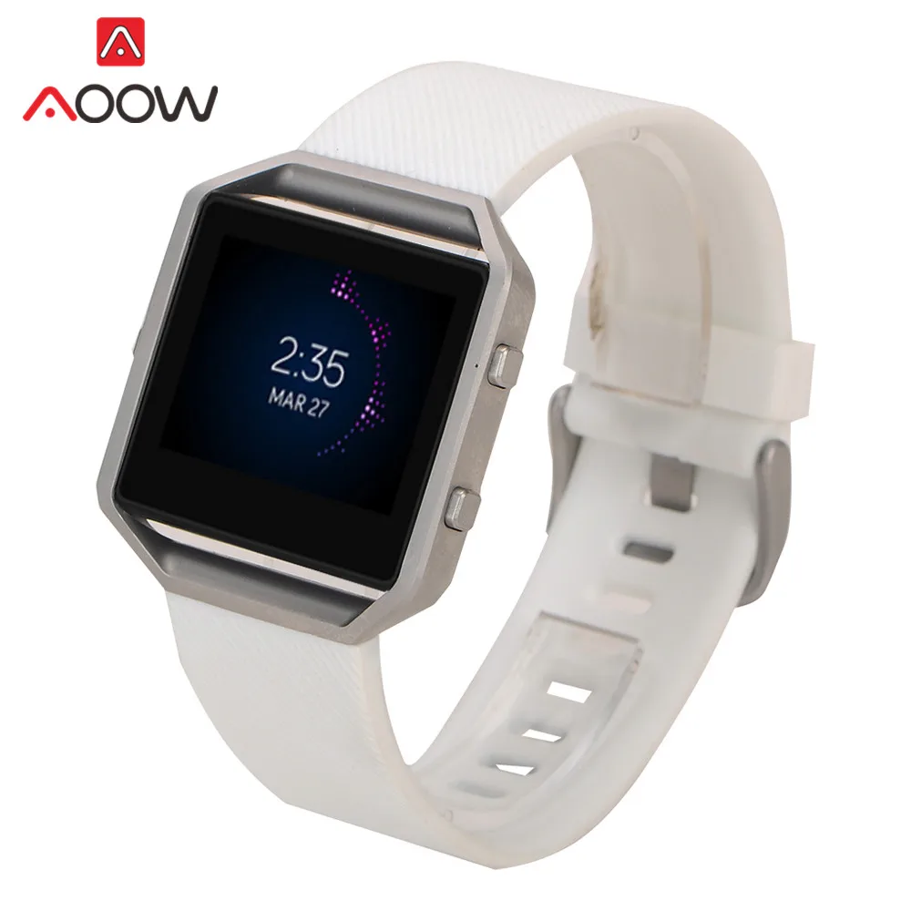 S/L силиконовый ремешок для Fitbit blaze Quick Release из мягкой резины для дайвинга, спортивный сменный Браслет, ремешок для смарт-часов