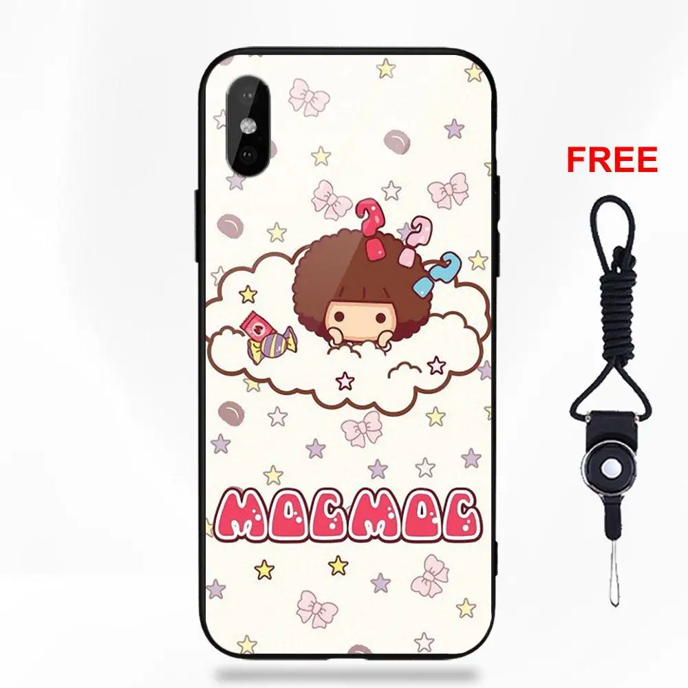 Силиконовые ТПУ оправа закаленное стекло чехол Mocmoc мультфильм мусс для Apple IPhone X XS