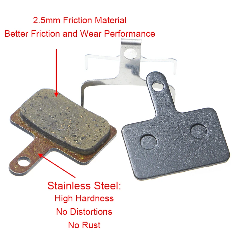 MTB Resin Bicycle Disc Brake Pads For Shimano B01S M375 M395 M446 M485 M486 MT200 Deore BR M465 M475 M515 M525 /Auriga Comp