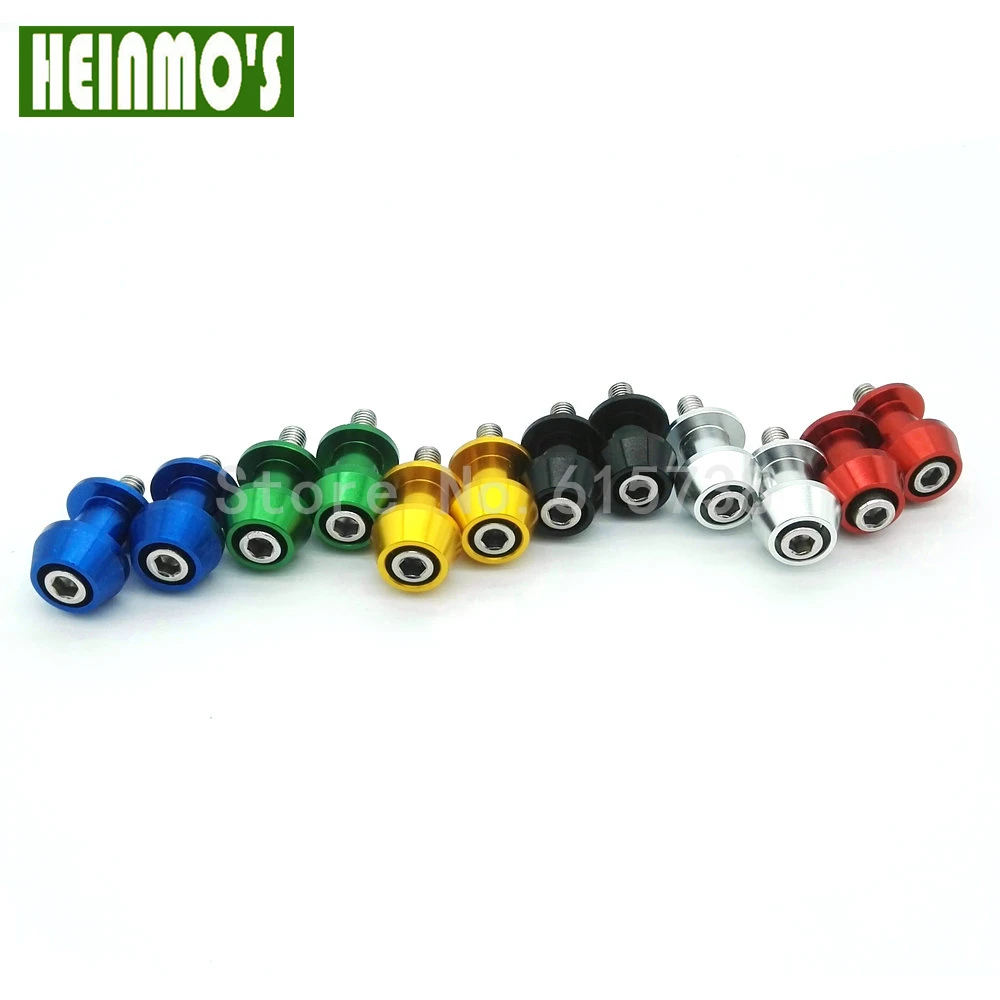 2 шт. 6 мм шпули для мотоцикла CNC Swingarm катушки слайдеры подставка цветов Yamaha YZF R1