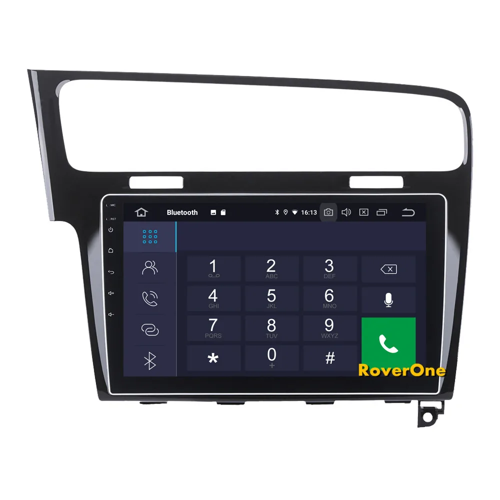 Для VW Golf 7 MK7 VII 2013 Android 9,0 четырехъядерный Авторадио Стерео gps навигация мультимедийный плеер