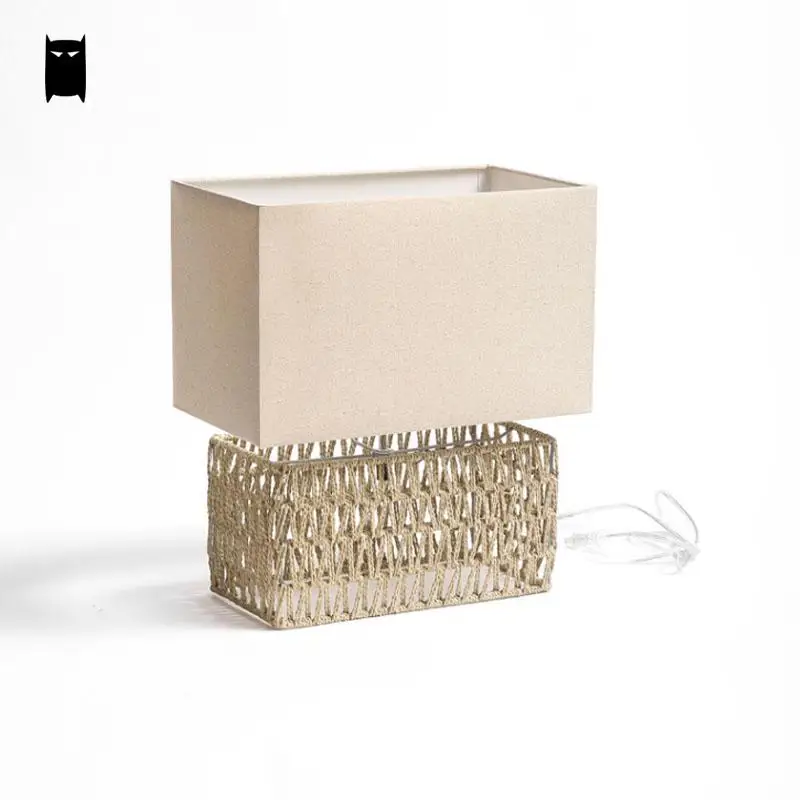 Ремесло железная пеньковая веревка желтый черный квадратный тент настольная