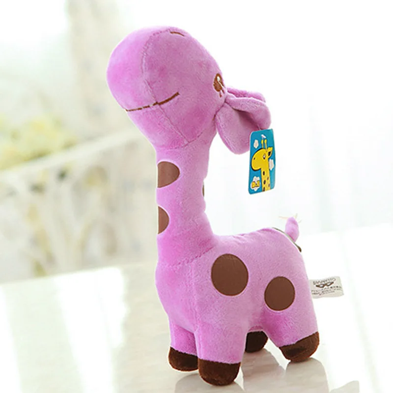 1pcs7&quot18cm so Cute Baby Toys Rainbow Giraffe Plush Dolls For Kids Brinquedos kawaii gift for your friends on 7 Colors | Игрушки и