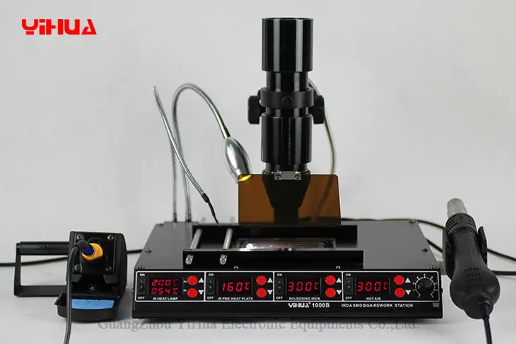 Паяльная станция YIHUA1000B BGA материнская плата для ноутбука ремонтная машина набор