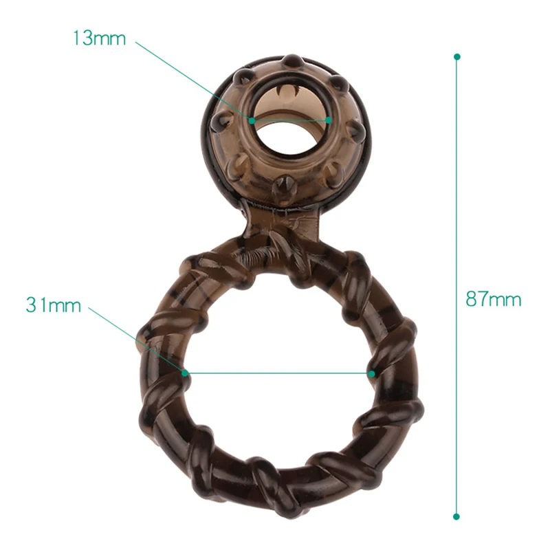 Мягкий мужской фаллоимитатор скруталь Связывание пениса Кольца Мошонка