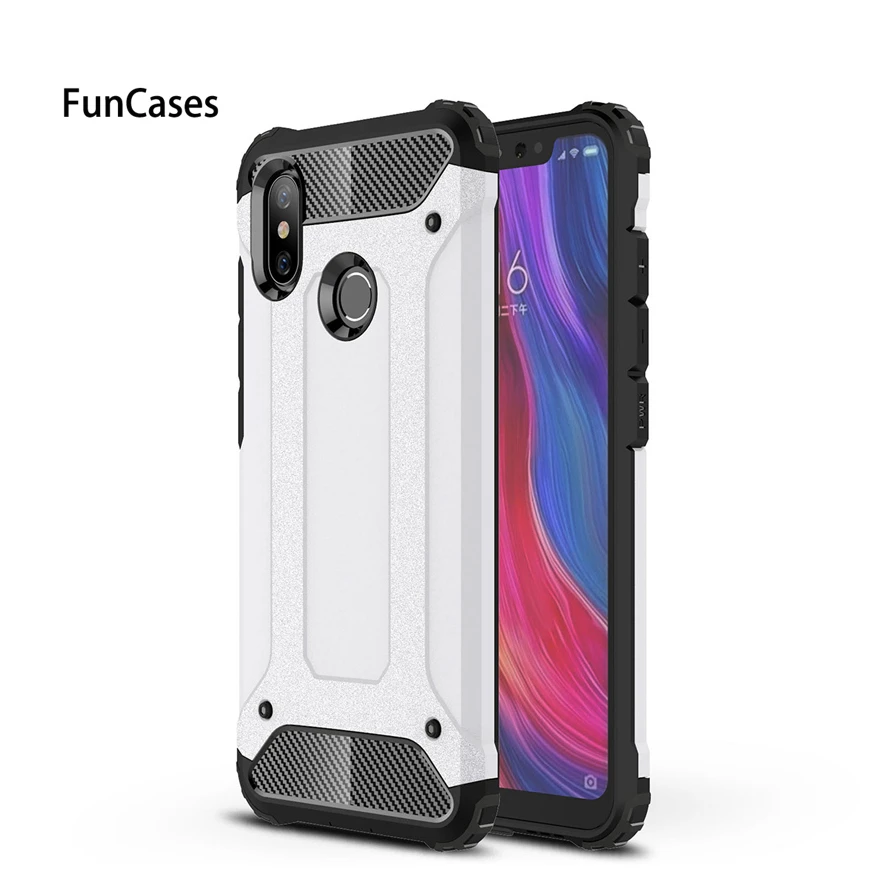 Для Xiaomi Mi 8 чехол крышка 6 21 &quotударопрочный Роботизированный силиконовой резины