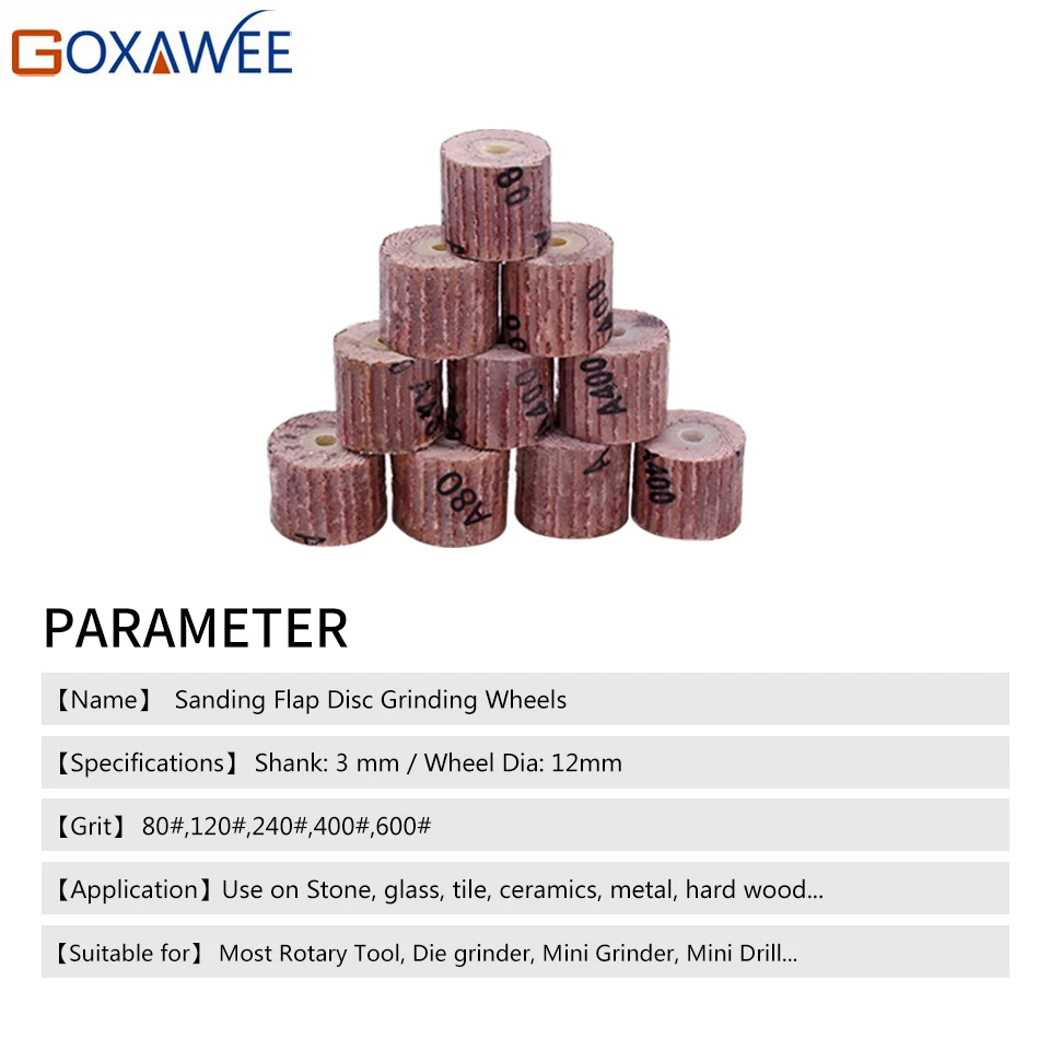Goxawee 50psc установленное колесо откидной створки абразивные инструменты колеса & 5